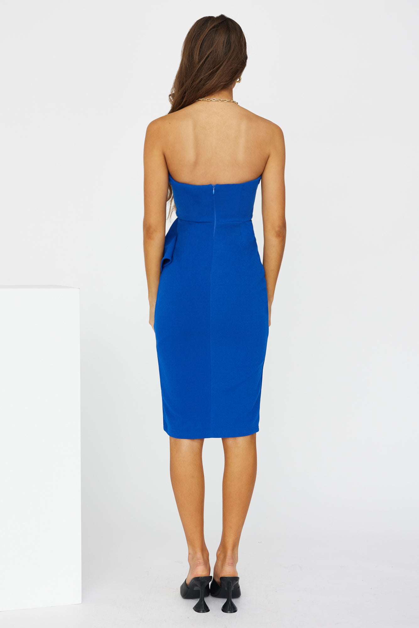 Hand Of Cards Dress Blue