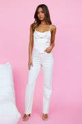 LEE High Straight 80 Hemp Jean Eco White