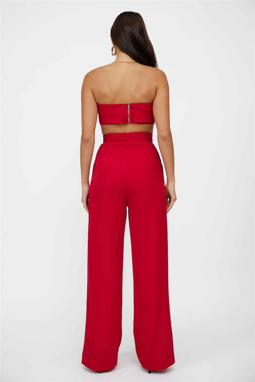 Blind Love Pants Red