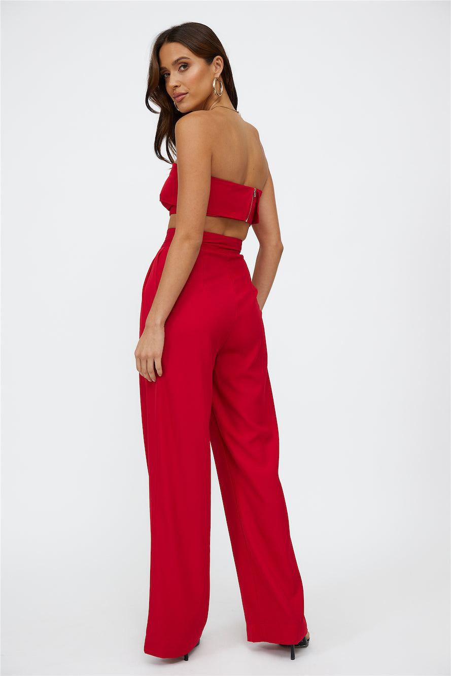 Blind Love Pants Red