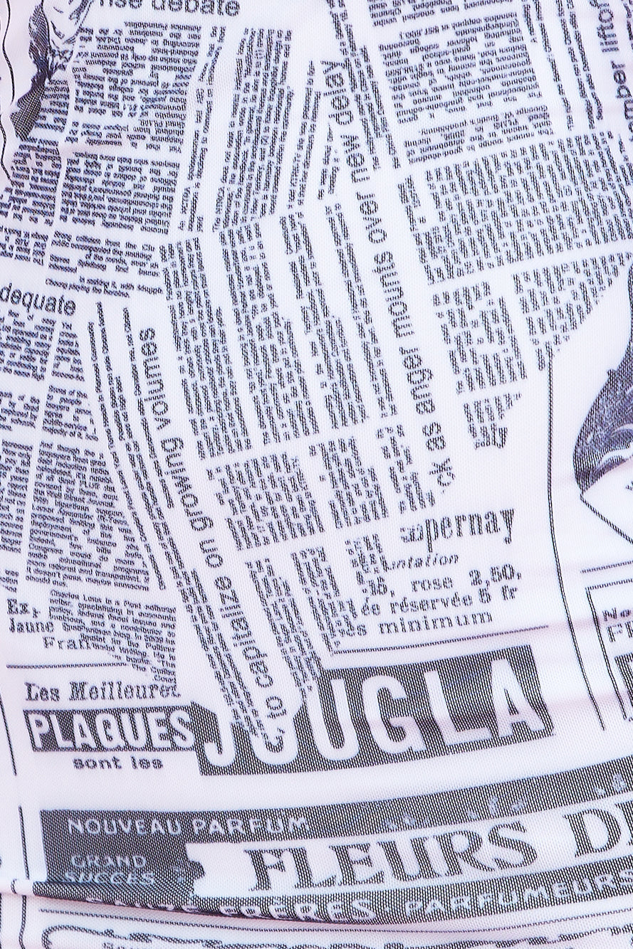 Read About Style Mini Dress Newspaper