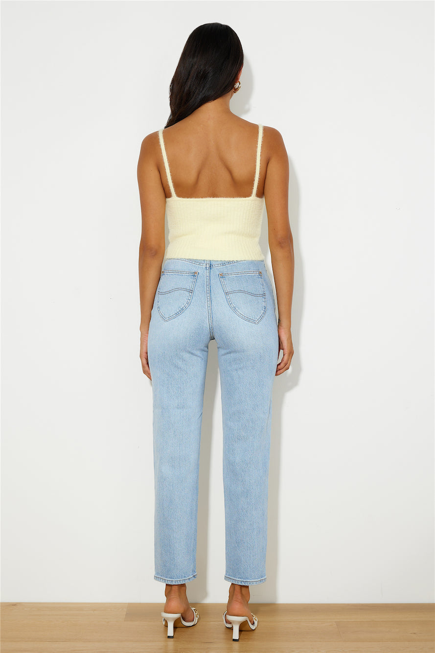 LEE High Moms Jeans Luminous