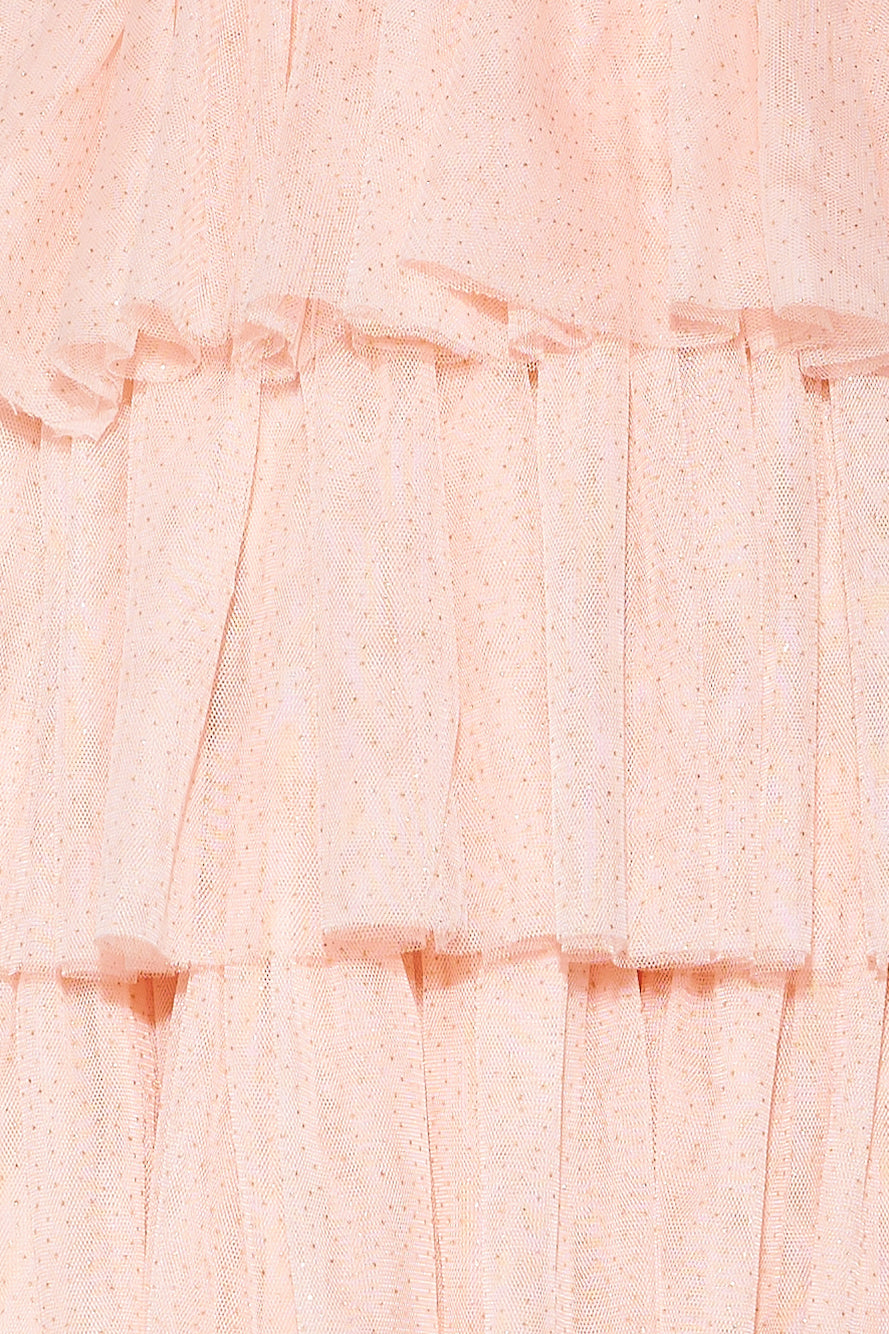 Limitless Possibilities Tulle Mini Dress Pink