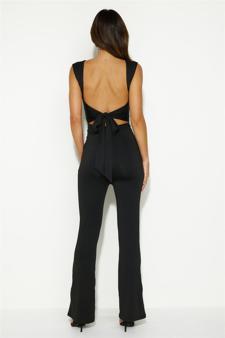 Plan It Out Jumpsuit Black
