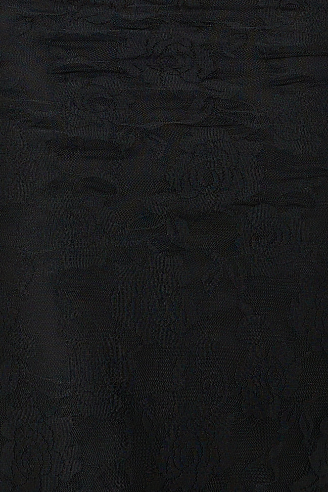 Flirt Lace Midi Skirt Black