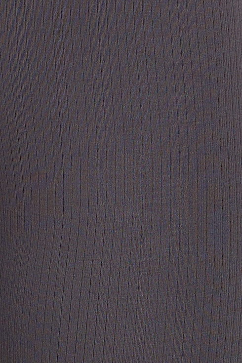 Fit To Flare Ribbed Pants Charcoal