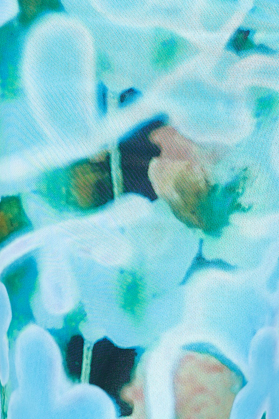 It's Always You Mesh Maxi Skirt Blue