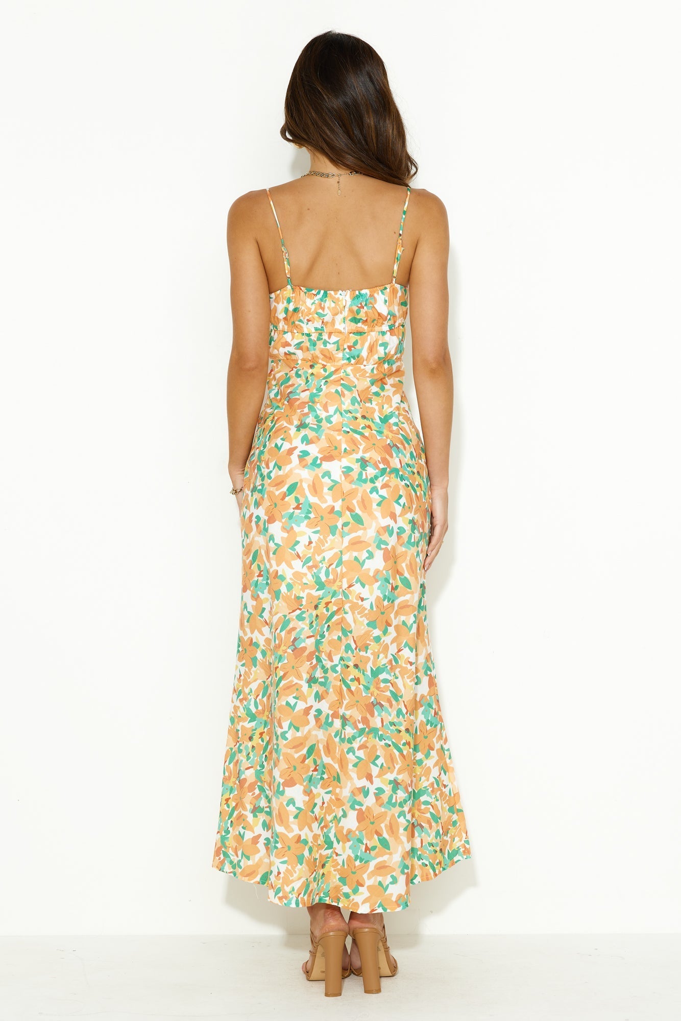 Zesty Fresh Maxi Dress Orange