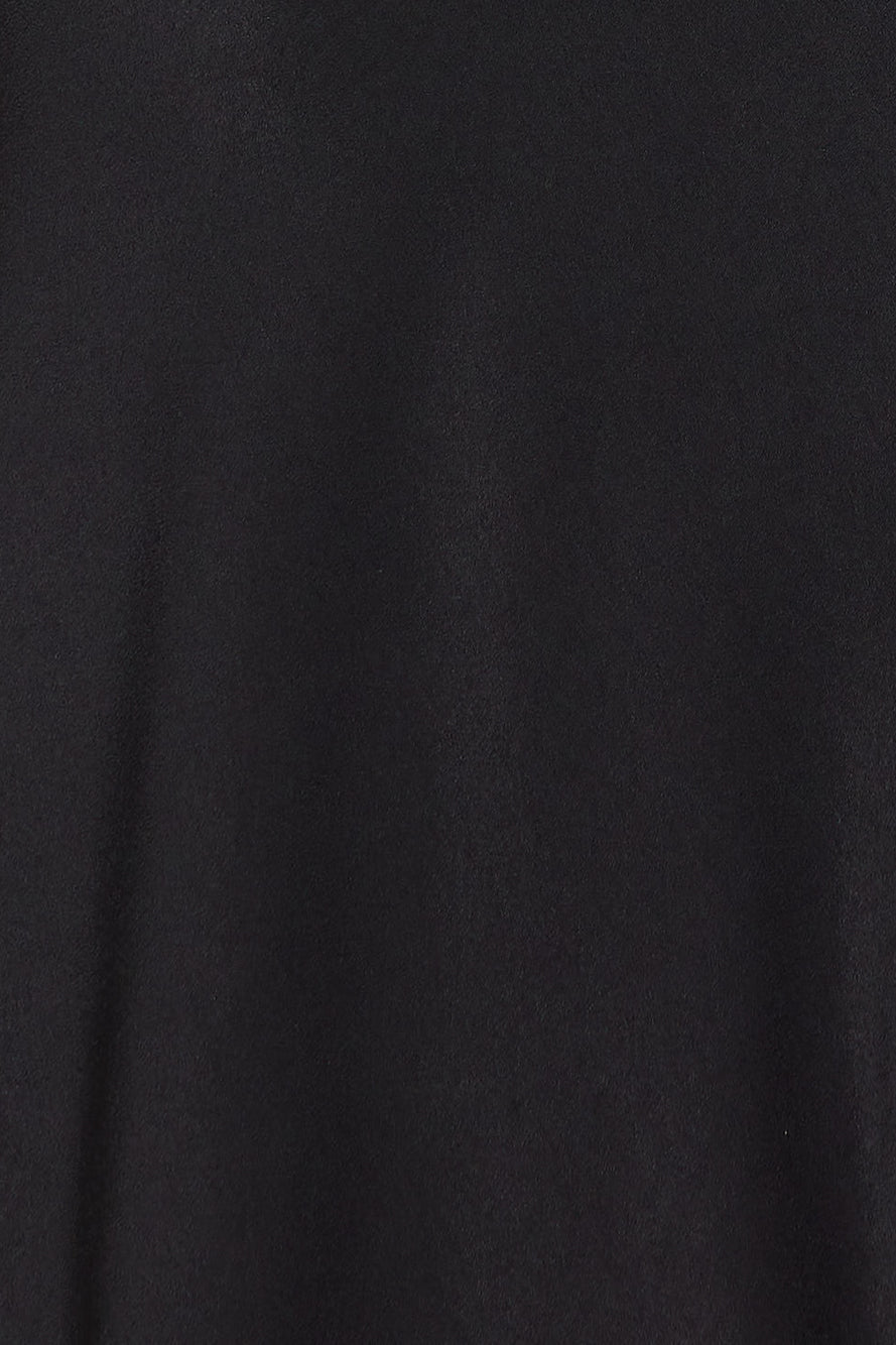 Diary Of Secrets Satin Maxi Skirt Black