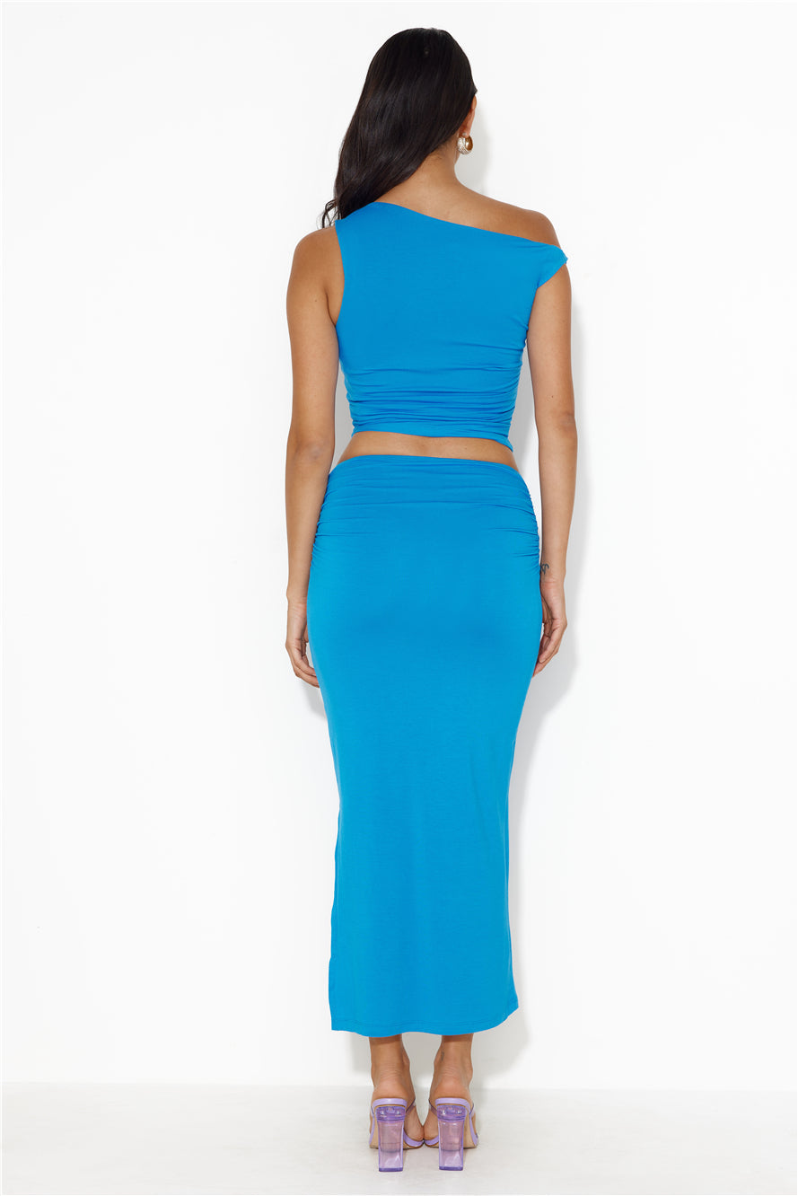 Ignite Love Maxi Skirt Blue