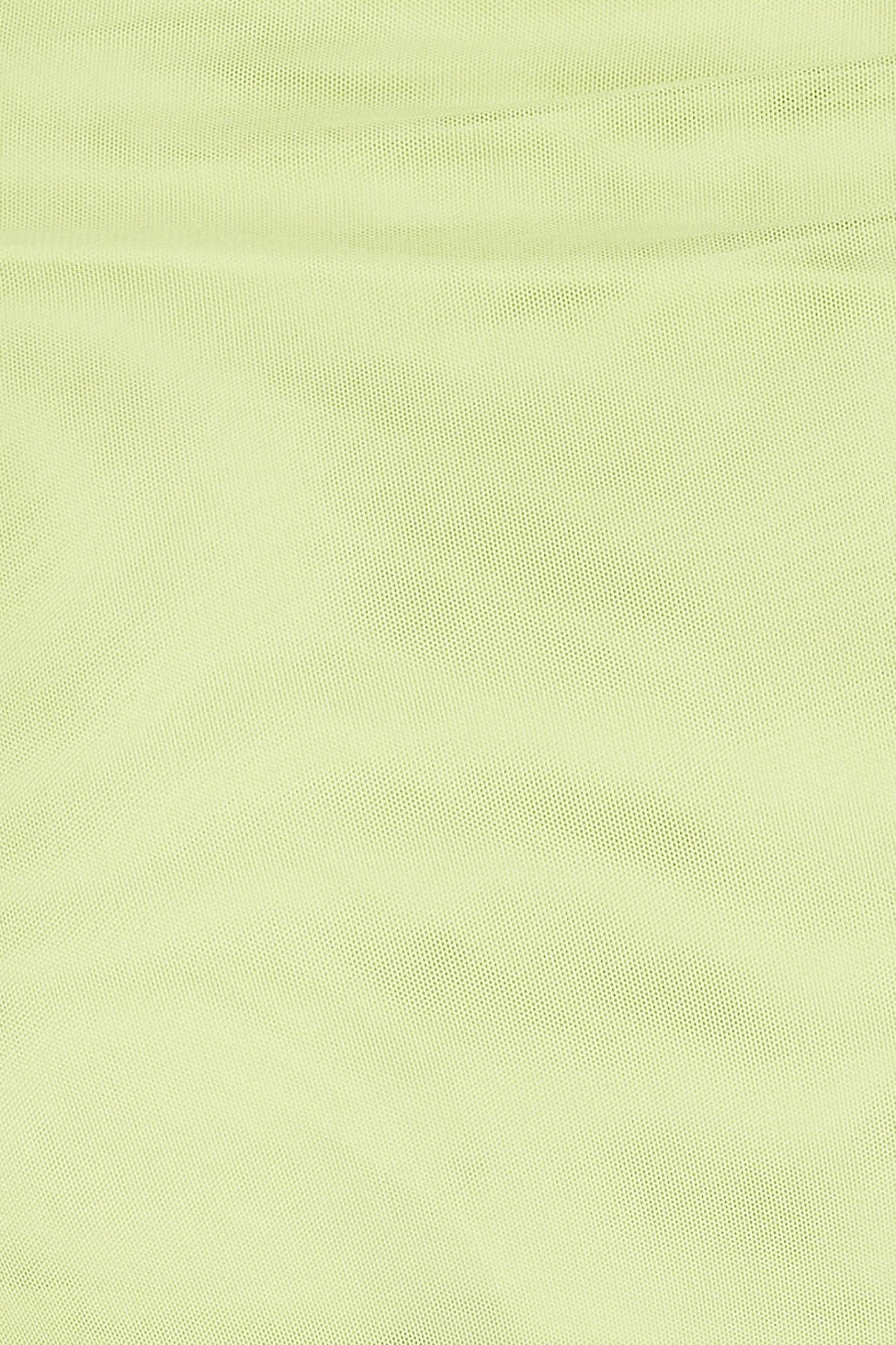 Zesty Lime Mesh Midi Dress Green