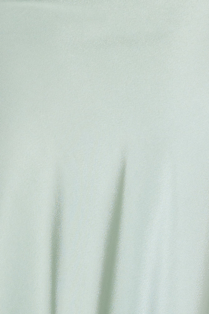 Diary Of Secrets Satin Maxi Skirt Sage