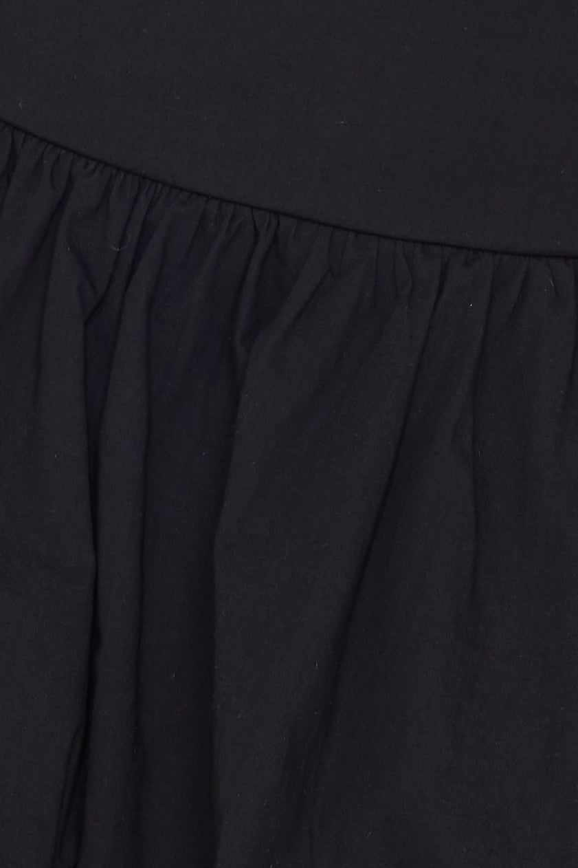 Cityscape Mid Rise Bubble Mini Skirt Black