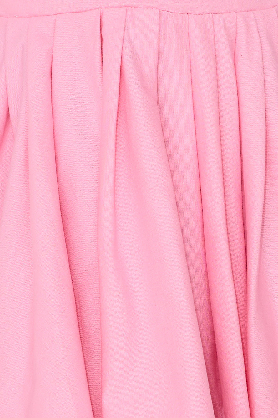 Wise Tales Strapless Maxi Dress Light Pink