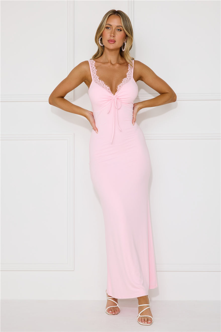 Romance Delight Maxi Dress Pink