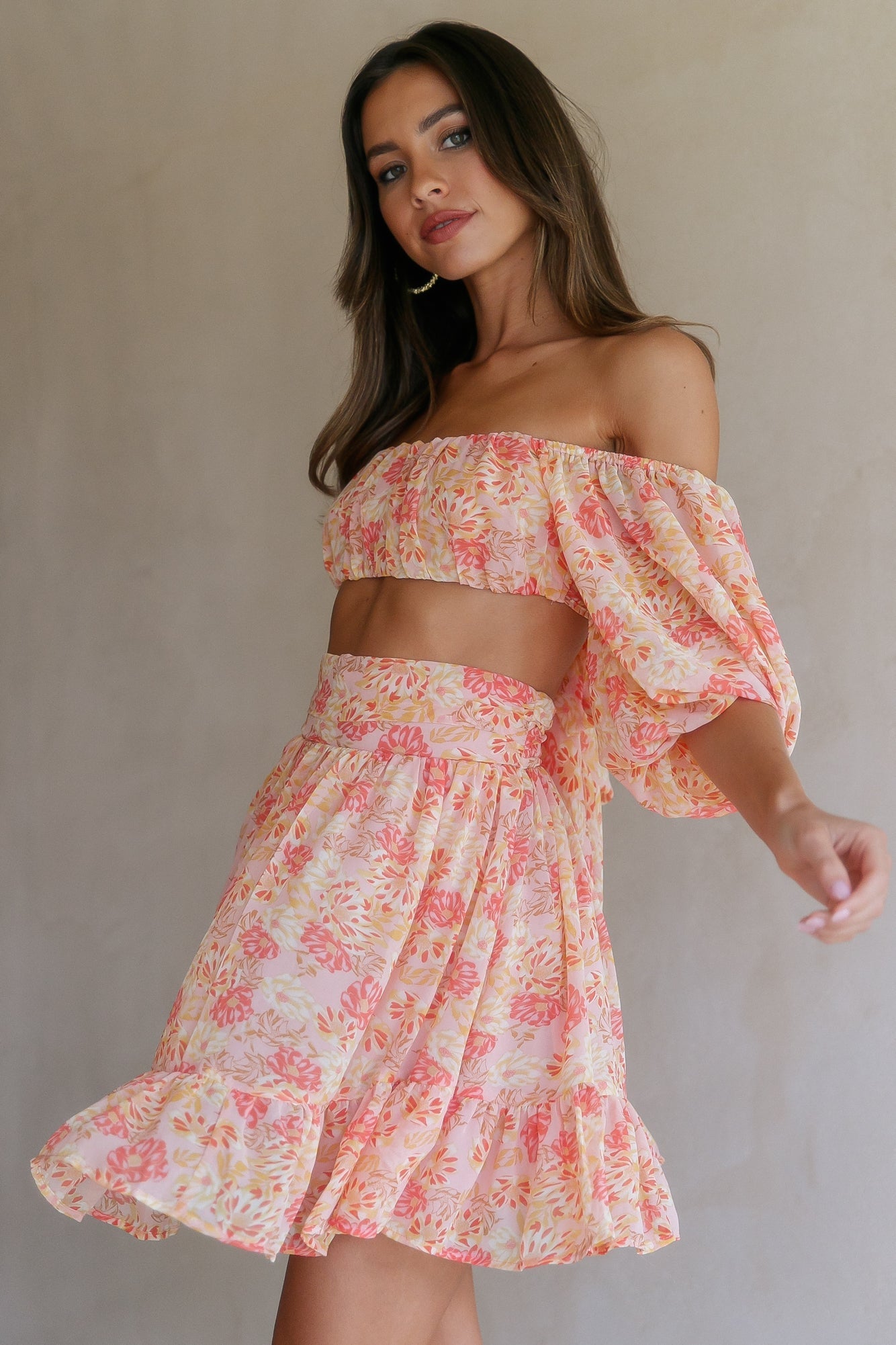 Kitty Love Skirt Floral