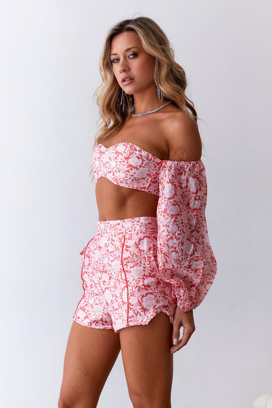 HELLO MOLLY Sweeter Passions Shorts Red