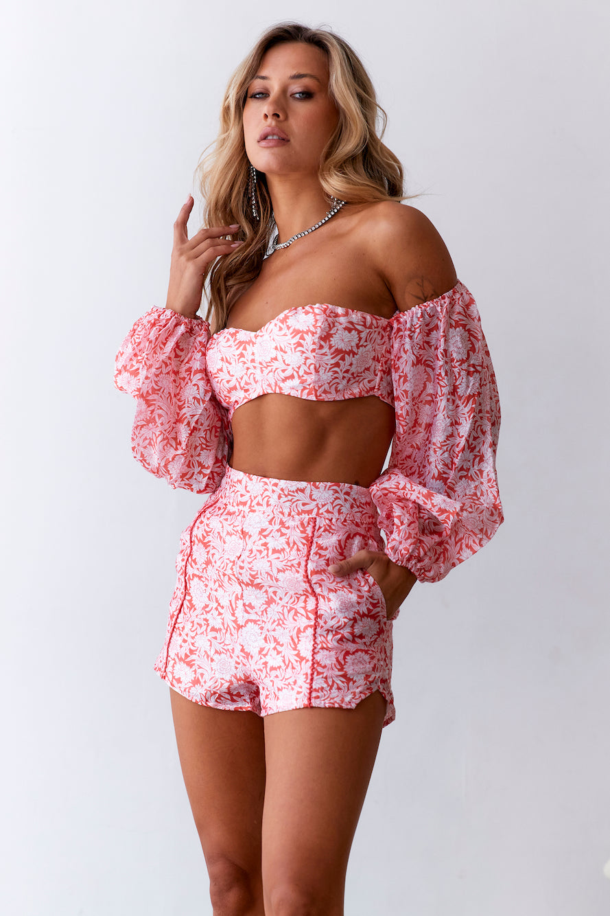 HELLO MOLLY Sweeter Passions Shorts Red