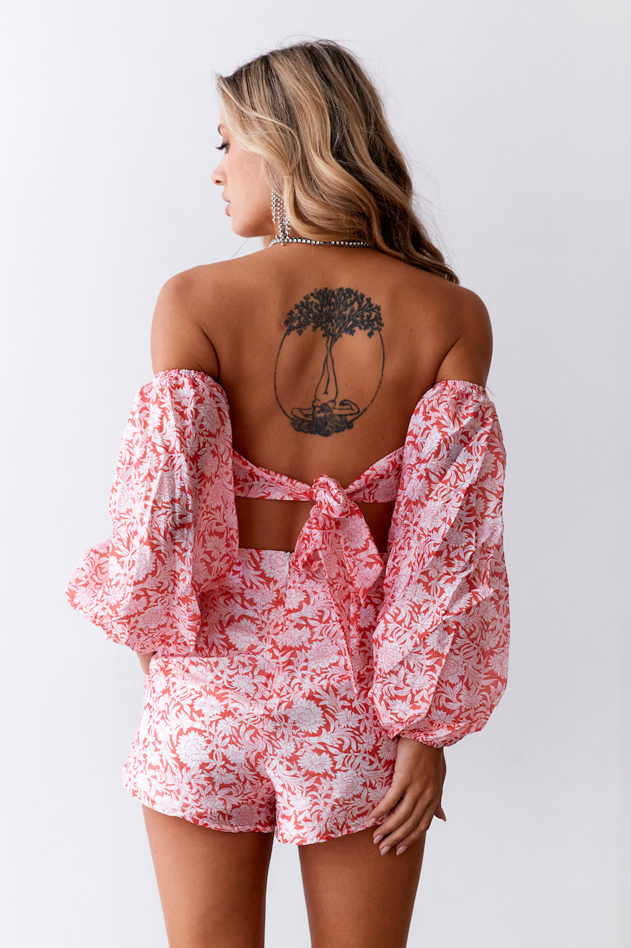 HELLO MOLLY Sweeter Passions Shorts Red