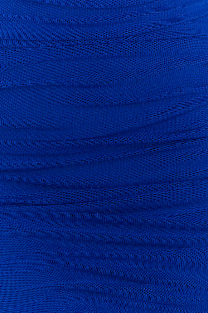 You're On My Mind Mesh Mini Dress Blue