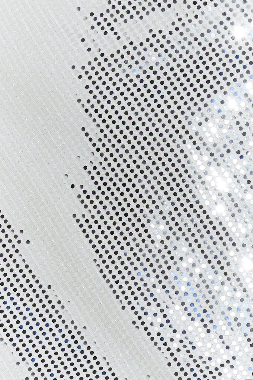 Disco 'Fit Sequin Mini Skirt Silver