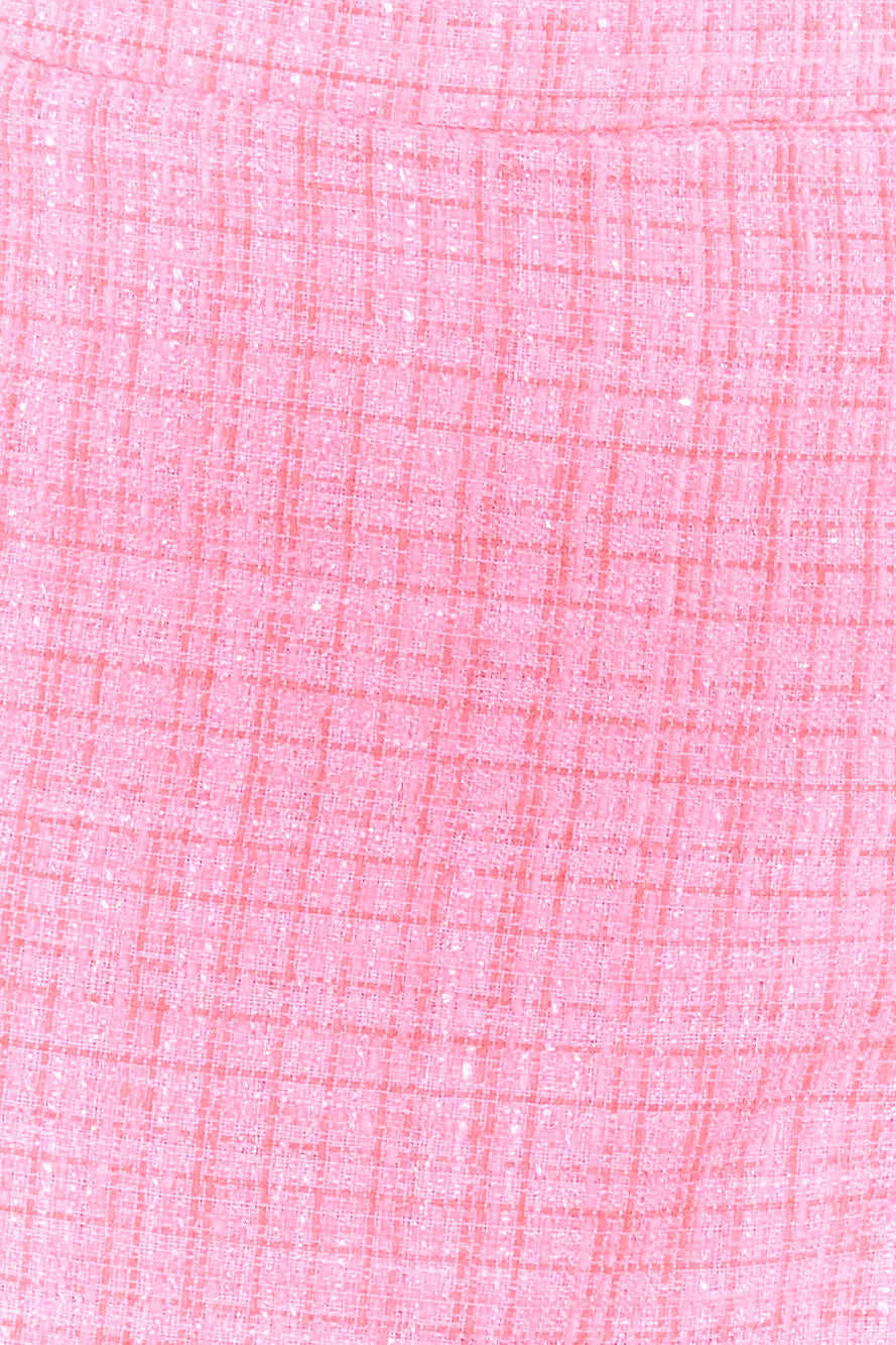 Classic Tweed Skort Pink
