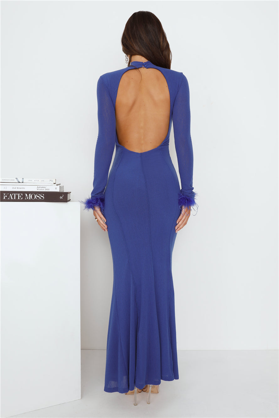RUNAWAY Ramoni Maxi Dress Sapphire