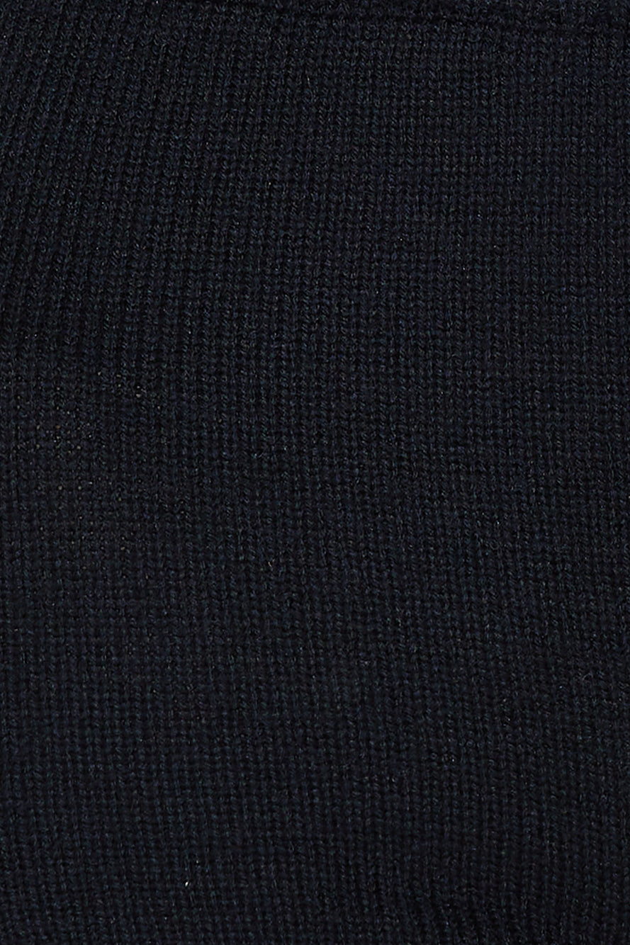 LIONESS Golden Knit Mini Short Onyx