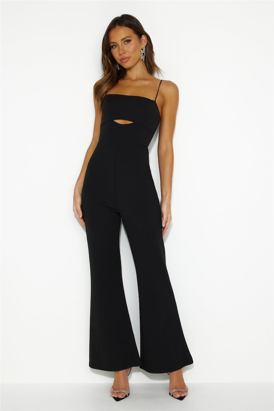Main Girl's Here Jumpsuit Black