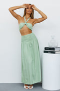 How I Like It Maxi Skirt Sage